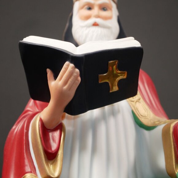 Lenox Saint Nicholas Porcelain Figurine Limited Edition Holiday Decor BJ293 - Picture 7 of 7